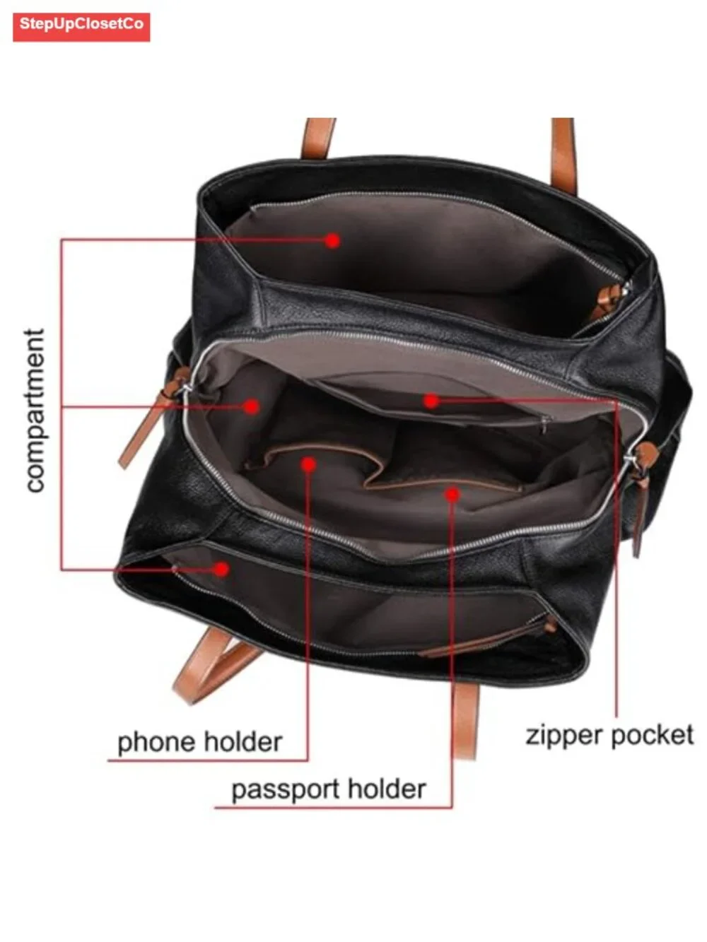 Genuine Leather Hobo Bag Large Capacity Shoulder Tote Fits 13 Inch Laptop